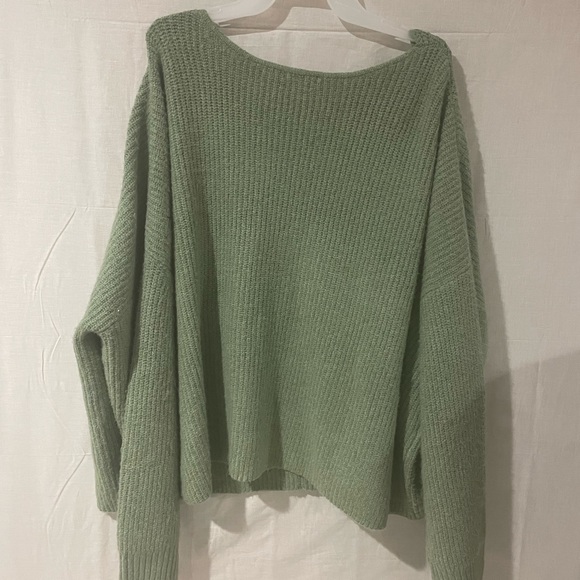 Womens green BP sweater. 4X - Picture 4 of 4